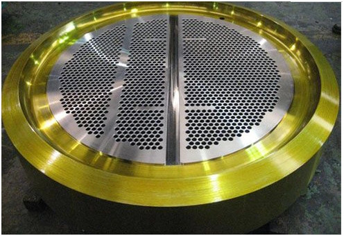 Lastra tubiera per caldaia con rivestimento in ottone placcato in rame DIN per uso industriale chimico