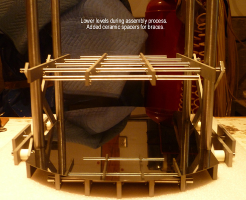 LR Sabbiatura Tungsten Part 99.95% Min Tungsten Vacuum Furnace Frame