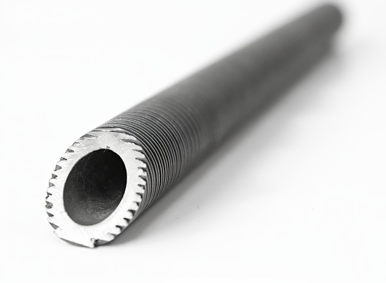 Scambiatori di calore a tubi alettati TUV Titanium Fin Tube Pipe Petrolchimico Aerospaziale