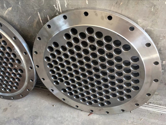 Piastra tubiera per scambiatore di calore ASME in zirconio placcato in acciaio SA516 GR70
