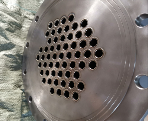 Scambiatore di calore d'acciaio placcato del nichel 5000mm di ASTM B898 Tubesheet