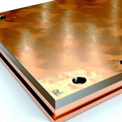 SA516 Gr.70 Materiale di base Placca d'acciaio placcata con materiale metallico placcato in rame per una resistenza ottimale e resistenza alla corrosione