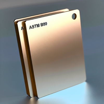 ASTM B898 Placca di metallo di bronzo auto lucidata per la fabbricazione di titanio e metallo placcato
