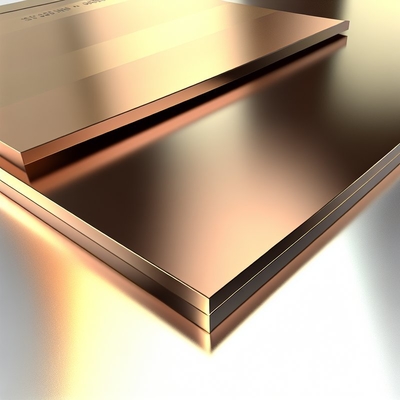 ASTM B898 Placca di metallo di bronzo auto lucidata per la fabbricazione di titanio e metallo placcato