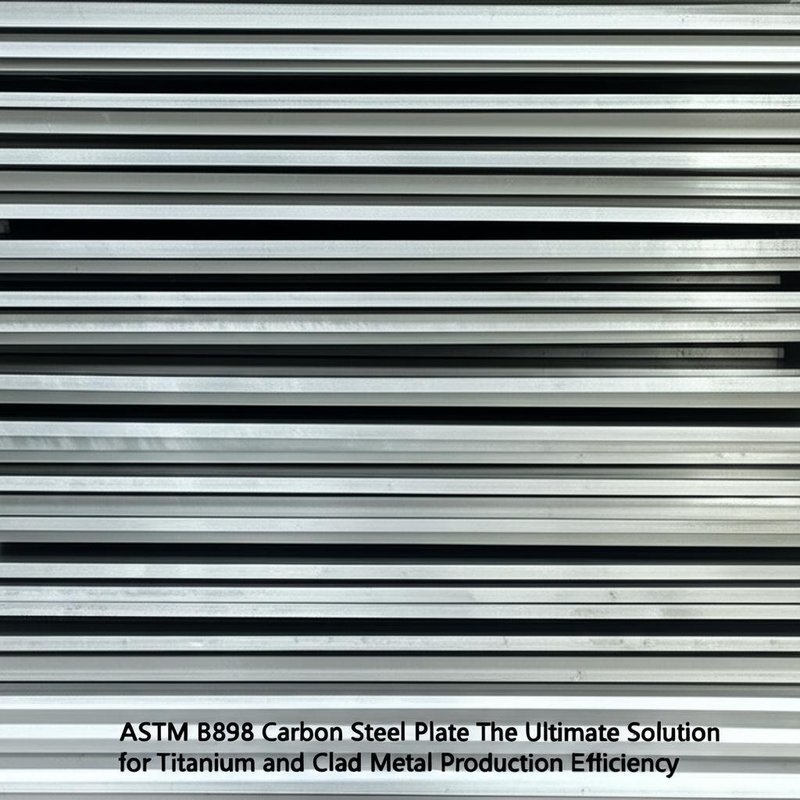 ASTM B898 Piastra di acciaio al carbonio La soluzione definitiva per l'efficienza della produzione di titanio e metallo placcato